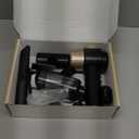 JONYJ Handheld Car Vacuum Cleaner, 16000PA Hand Held Vacuum Portable Cordless, 2 in 1 Air Duster and Vacuum Cleaner with LED Light, Multi-Nozzles, 120W High Power Mini Vacuum for Home, Pet, Office (Black & Gold)