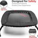 Sunny Health & Fitness Springless Mini Fitness Trampoline