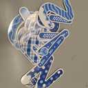 Faccito 176 Pcs Winter Bulletin Board Decorations Christmas Letters Paper Cutouts Numbers Alphabet Punctuation Symbols Combo Accents Blue White Classroom Decorations for Teacher Chalkboard Party