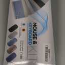 Bluetooth Wireless Keyboard and Mouse Combo,Ultra-Slim Ergonomic Small Rechargeable Bluetooth Keyboard Mouse Set for Apple iPad iPhone Samsung Tablet Phone Android PC Computer Mac Smartphone (Black)