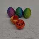 4PCS Mini 3D Printed Dragon Eggs with Dragon Inside, Surprise Stuffed Animals Fidget Toys for Kids Teens, Small Dinosaur Dino Eggs Toys, Christmas Decorations Gifts for Girls Boys Party Favors