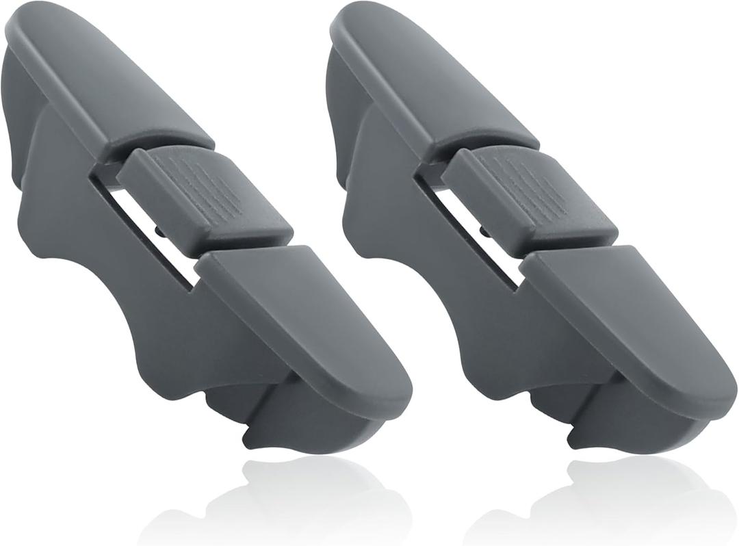 W10508950 Dishwasher Upper Dishrack Slide Rail Stop Clip by AMI PARTS, Fit for Whirl-pool Ken-more Dishwasher, Replace AP6022472 8562015 W10508950 2684662 PS11755805 WPW10508950VP（2 pcs）