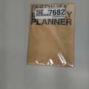 JSTORY Large Monthly Planner Set of 2 Stitch Bound Flat Lay Year Round Flexible Cover Goal/Time Organizer Thick Paper Eco Friendly Customizable A4 16 Months 36 Pages 18 Sheets Kraft