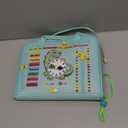 Toddler Busy Board for 1 Year Old, Montessori Toy Busy Book for Toddlers 1-3 with Fishing Game Motor Skills, Learning Toy Car Airplane Activities Kid Travel Essential 2-4 Yr Christmas Birthday Gift (Dinosaur Green)