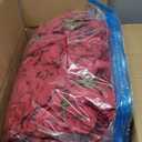 Artificial Hydrangea Flowers 104 PCS Faux Silk Hydrangeas Flowers Heads with Stems for Valentine's Day Wedding Centerpieces Home Garden Baby Shower Party Decoration (Red)