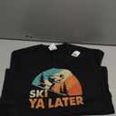 Ski You Later Winter Holiday Skiing Driving Ski Rider Funny T-Shirt M