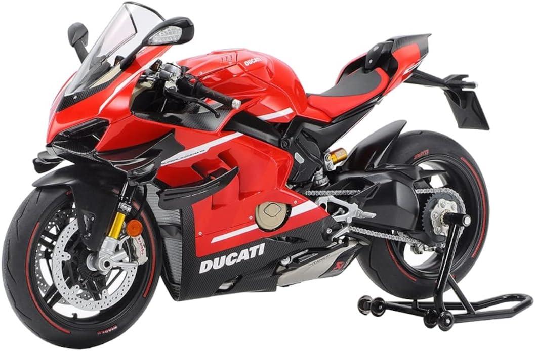 TAMIYA 14140 Ducati Superleggera V4 1:12 Detailed Model Kit True to Original Plastic Construction Kit DIY Assembly Unpainted Multi-Coloured