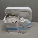 Cat Water and Food Dispenser, for Cats, 2L/1L Gravity Set, Stainless Bowl