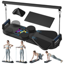 Pilates Board - Pilates Reformer Set, 6 in 1 Pilates Boards for Home Workout, Portable and Foldable Pilates Reformers, Multifunctional Reformer Pilates Machine, Pilates Board for Women (Pink)