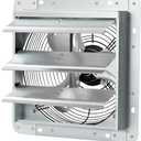 GCJ 24 Inch Shutter Exhaust Fan Wall Mounted, High-Speed 1450 RPM, Attic Fan, Suitable for Ventilation, Extraction, and Exhaust in Garages, Greenhouses, Shops, Attics, and Sheds