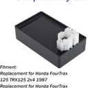 Silscvtt CDI Box Replacement for Honda FourTrax 125 TRX125 1987 1988 ATV2x4
