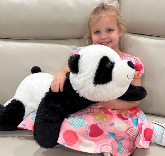 BENINY Giant Panda Stuffed Animal 31", Large Soft Panda Body Pillow Plush for Girls Boys Kids, Oversize Cute Stuffed Toy Gift for Christmas, Birthday, Baby Shower
