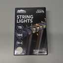 Joiedomi Clear Christmas String Lights Indoor,100 Count Mini White Fairy Light Outdoor,19.4 FT Decor for Patio Dorm Classroom Bedroom Holiday Wedding Party Garland Birthday Festival,Green Wire