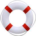 20 Inch Safety Life Preserver Ring Buoy for Swimming, Swim Foam Ring - Pool Safety Throw Rings, Rescue Lifeguard Wall Decoration (Red)
