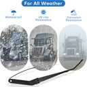 602-5420 Windshield Wiper Arm 2 Pack for Volvo VNL 2008-2014 LH and RH Wiper Arms Replace 602-5420 85111394, Black