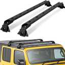 Load 280 lbs Heavy Duty Roof Rack Cross Bars for 84-01 Jeep Cherokee XJ Jeep Wrangler JL JK Gladiator JT 2007-2024(2/4 Door Hardtop) Roof Rack Bars Kayak Cargo Carriers Crossbar roof Rack
