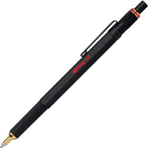 rOtring 800 Retractable Ballpoint Pen Medium Point Black