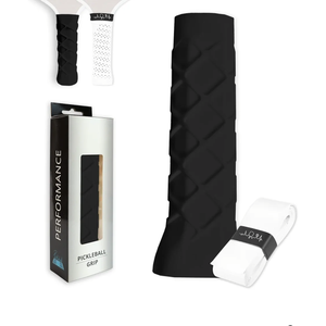 Pickleball Grip + overgrip - Enhanced Grip Bonus Overgrip - Shock Absorbing - Comfortable Grip for Pickleball, Less Vibrations - Helps Sweaty Hands