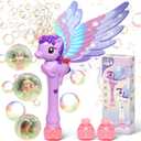 Dolanus Bubble Wands for Kids Toys Ages 3-8 Year Old: Unicorn Toys Princess Wand, Toddler Girl Toy Age 3 4-5 6 Years Old, Outdoor Party Birthday Gifts for 3 4 5 6 7 8 Year Old (Purple)