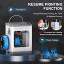 TINA2 Mini 3D Printer, HEPHI3D FDM 3D Printers for Beginners, Fully Assembled Auto Leveling 3D Printer for Kids, Resume Printing Function, Fully Open Source, Removable Flexible Magnetic Build Plate