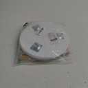 Uneedem Wood Mid Century Plant Stand for Indoor Plants, Modern Table, Tall Holder for Flower Pots, Small Round Side/End Table (A2 White, High: 16.5")