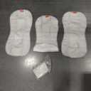 Moonsea Changing Pad Liners- 6 Pack, Bamboo Terry, Non-Slip Back, Waterproof (Grey and White)