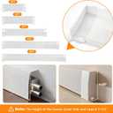 Redants 2 FT Baseboard Heater Covers with Left and Right Endcaps
