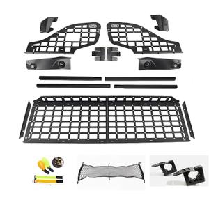 for Subaru Forester 2019-2024 Car Rear Trunk Molle Storage Panel Organizer Car Accessories Gathering Zone
