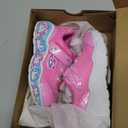 SKECHERS Girls Play Scene-Fun Squad Sneaker, Pink/ Multi, 8 Toddler