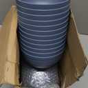 Eccliy 24 Pcs Wheat Straw Bowl Sets, Unbreakable Cereal Bowl 24 oz, Microwave and Dishwasher Safe Bowls for Cereal, Salad, Snack and Soup, Winter Style (Dark Blue)