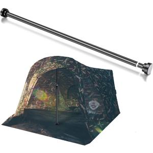 86.6" Hunting Blind Support Pole Adjustable Center Support, Black