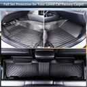Aiqiying Floor Mats Compatible with Ford Explorer 2015-2019 ModelsAll Weather Carpet Liners Waterproof Durable Custom-Fit Front Rear Rows Full Set Protection TPE Accessories