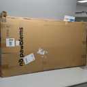 No Pawblems 55.1" Extra Tall Pet Gate for Cat/Dog, 29.9-44.4" Wide Auto Close Tall Cat Gate, NO Drilling Pressure Mounted for Doorways/Hallways, 1.37" Narrow Bar Spacing, Black