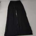 PINSV Women's High Waisted Stretchy Bootcut Pull On Dress Pants Casual Work Pants (3257 Black), Small