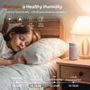 Car Star Projection Humidifier with 360ml Tank, Portable USB Powered Cool Mist Diffuser, Humidifier with Adjustable Starry Sky Lights for Car Ceiling, Bedroom, Desk, Office