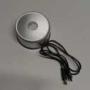 Mudder 7 LED Rotating Display Stand Light Colorful Crystal Base Cup Turner Platform 360 Degree Display Spinner with USB Cable for Tumbler Cup Crystal Glass Jewelry Art Craft Gift (1 Piece)