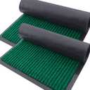 OLANLY Front Door Mat Indoor Outdoor Entrance, 2-Pack 47 x 32 Inch, Waterproof Heavy Duty Doormat, Fade Resistant, Low Profile, Easy Clean Patio Porch Welcome Floor Mats for Entry, Green