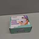 Child Safety Door Knob Cover (4 Pack) Hard-to-Remove Dual-Lock Door Handle Covers for Kids - Reusable Baby Proof Door Knob Locks - Installs Easily, No Tools Needed (White)