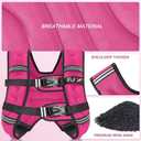 FUFF Weighted Vest Woman, 5/10/12/15/20/25/30 LB Womens Weight Vest for Walking, Strength Training Weight Vests for Female Men, Reflective Stripe Body Vest for Workout Running Jogging Fitness