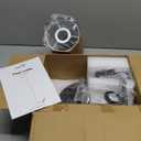 Floor Lamp with Linen Shade, Dimmable Tall Standing Lamp with Remote Control & 3 Color Temperatures, Modern Floor Lamps for Living Room Bedroom Office Corner, 9W LED Bulb Included (Beige)