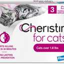 Cheristin Flea Treatment & Prevention for Cats | Fast acting topical flea treatment for cats over 1.8 lbs | 3 Count