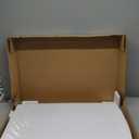 Spirich Free Standing Foldable Wire Pet Gate for Dogs, 80 inches Extra Wide, 30 inches Tall 4 Panels Dog Gate for the House, Doorway, Stairs, Pet Puppy Safety Fence,Set of Support Feet Included, White