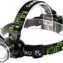 LED Headlamp, Super Bright Headlamp Headlight Flashlight, 3 Modes Zoomable Headlamps for Runing,Hiking,Camping,Fishing,Hunting(Black)