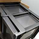 IRIS USA 4-Drawer Rolling Storage Cart with Wheels, Black/Gray