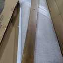 Signature Design by Ashley Cabalynn Farmhouse Upholstered Dining Bench, Foam Cushion, Hardwood Solids, 63.5" W x 16.5" D x 19.75" H, Beige & Light Brown