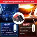 Heavy Duty Hook and Loop Strips with Super Adhesive, Heat-Resistant & Waterproof, Car Outdoor Indoor Use (22in*18Pcs), 1.2" X 3.2"