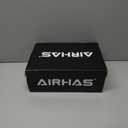 Womens Easy On Walking Shoes Lace Up Comfortable Tennis Shoes with Anatomic Toe Box for Women Breathable Running Sneakers (7.5, Black/White)