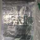 Sadnyy 3 Pieces Clear Luggage Cover PVC Suitcase Luggage Protector Waterproof Cover(Black Border,Left Opening Style)