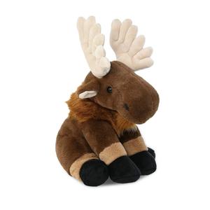 DolliBu Standing Moose Stuffed Animal  Soft Huggable Plush Toy, Adorable Playtime Cuddle Gift, Super Soft Moose Doll for Kids and Adults  8 inches