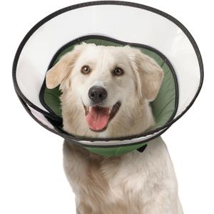 Soft Dog Cone Collar for Large  Dogs After Surgery, Cone for Dogs to Stop Licking, Adjustable Dog Recovery Lightweight Elizabethan Collar (XL)